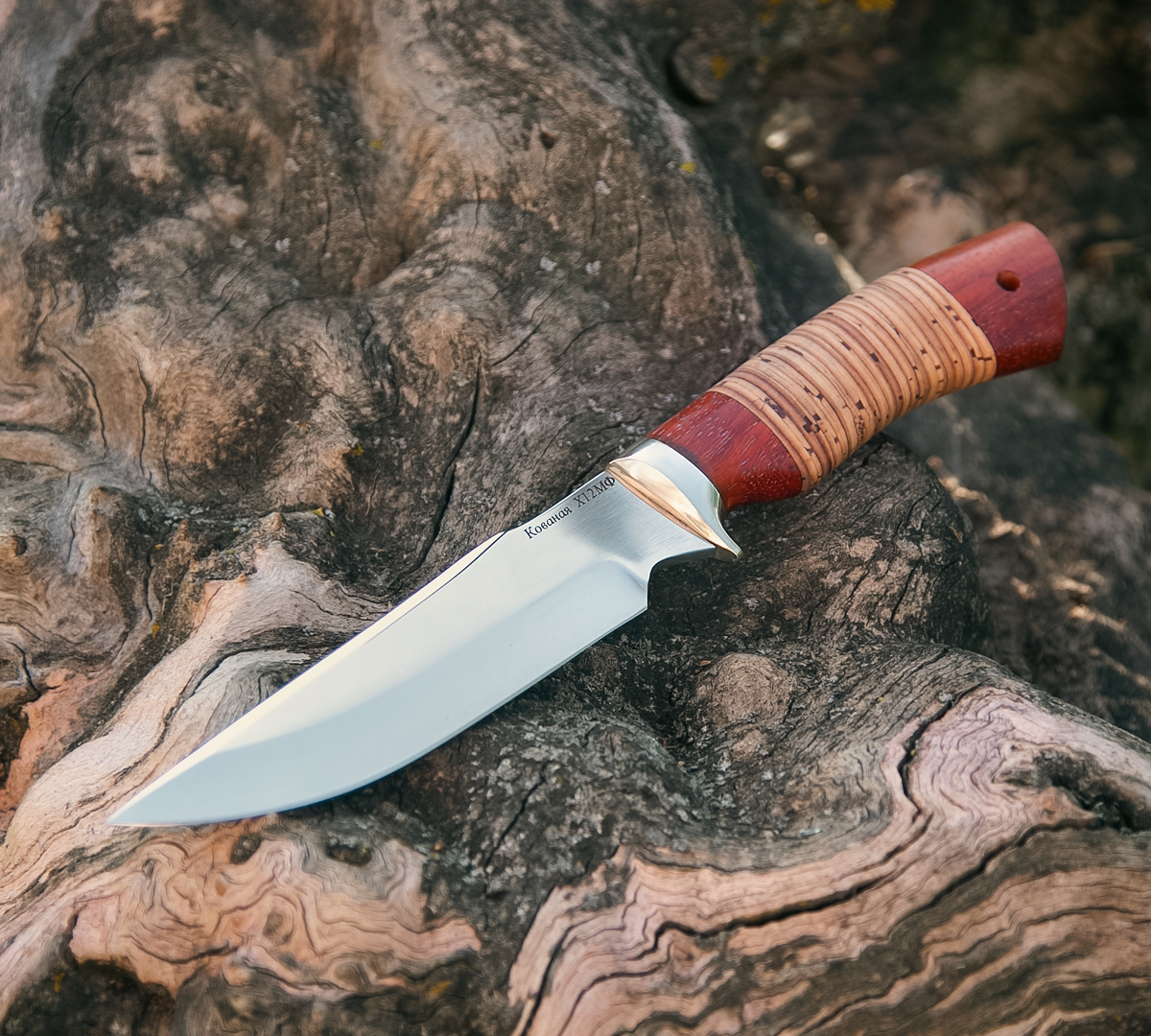 Нож Гефест из кованой стали Х12МФ