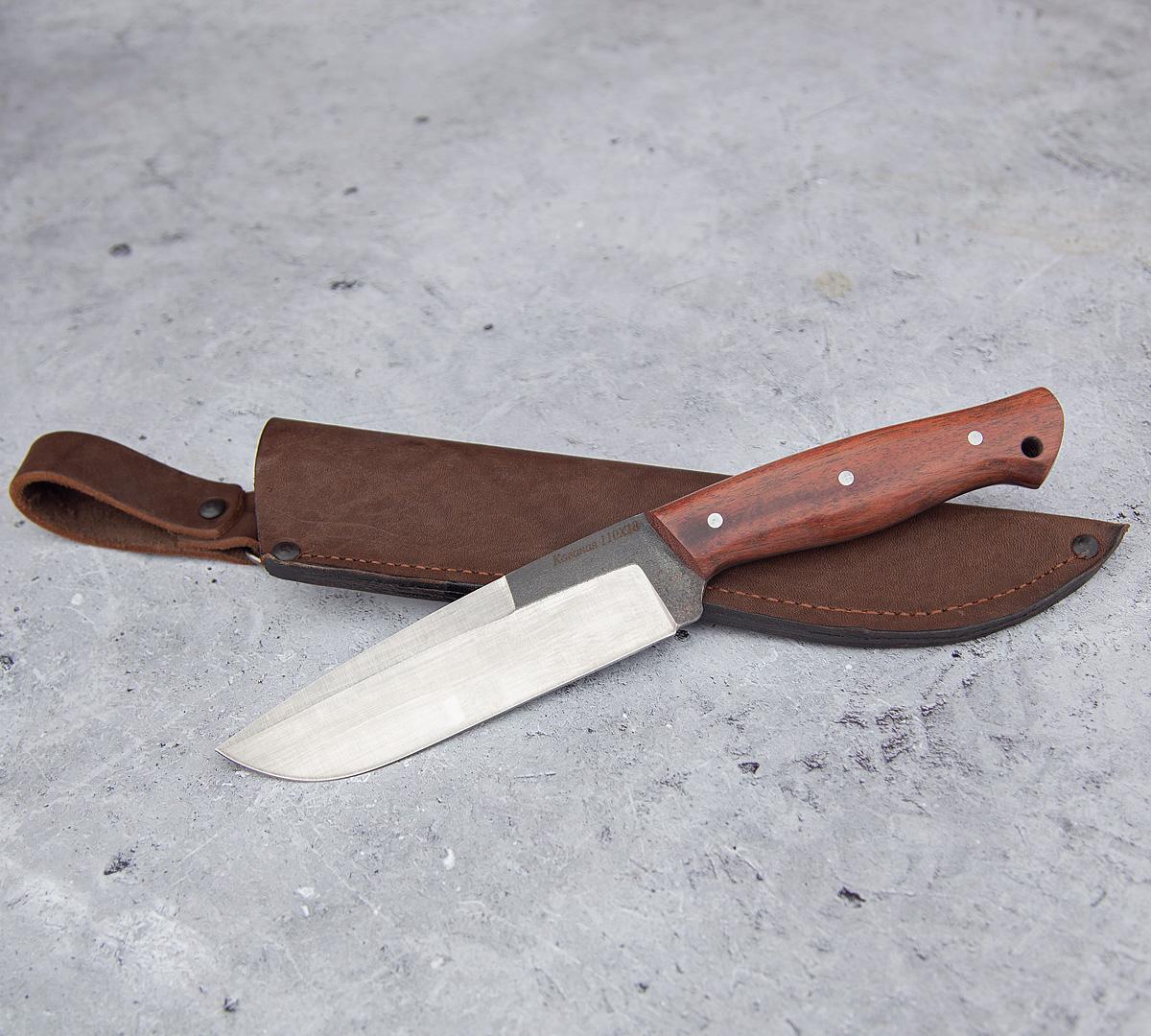 Цельнометаллический нож №2 из стали 110Х18