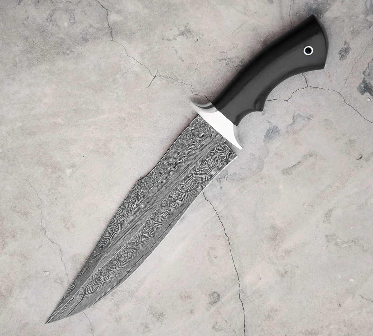 Нож Боуи 2 из дамасской стали