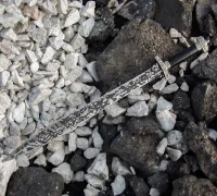 Меч из кованной стали 110Х18