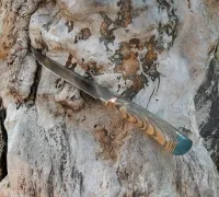 Нож Клыч из порошковой стали CPM REX 121